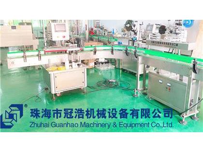 旋蓋機(jī)，鋁箔封口機(jī)，貼標(biāo)機(jī)，噴碼機(jī)，整套生產(chǎn)線已完成生產(chǎn)送貨至客戶公司